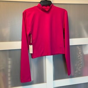 Babaton Contour Mock Neck Granita Pink